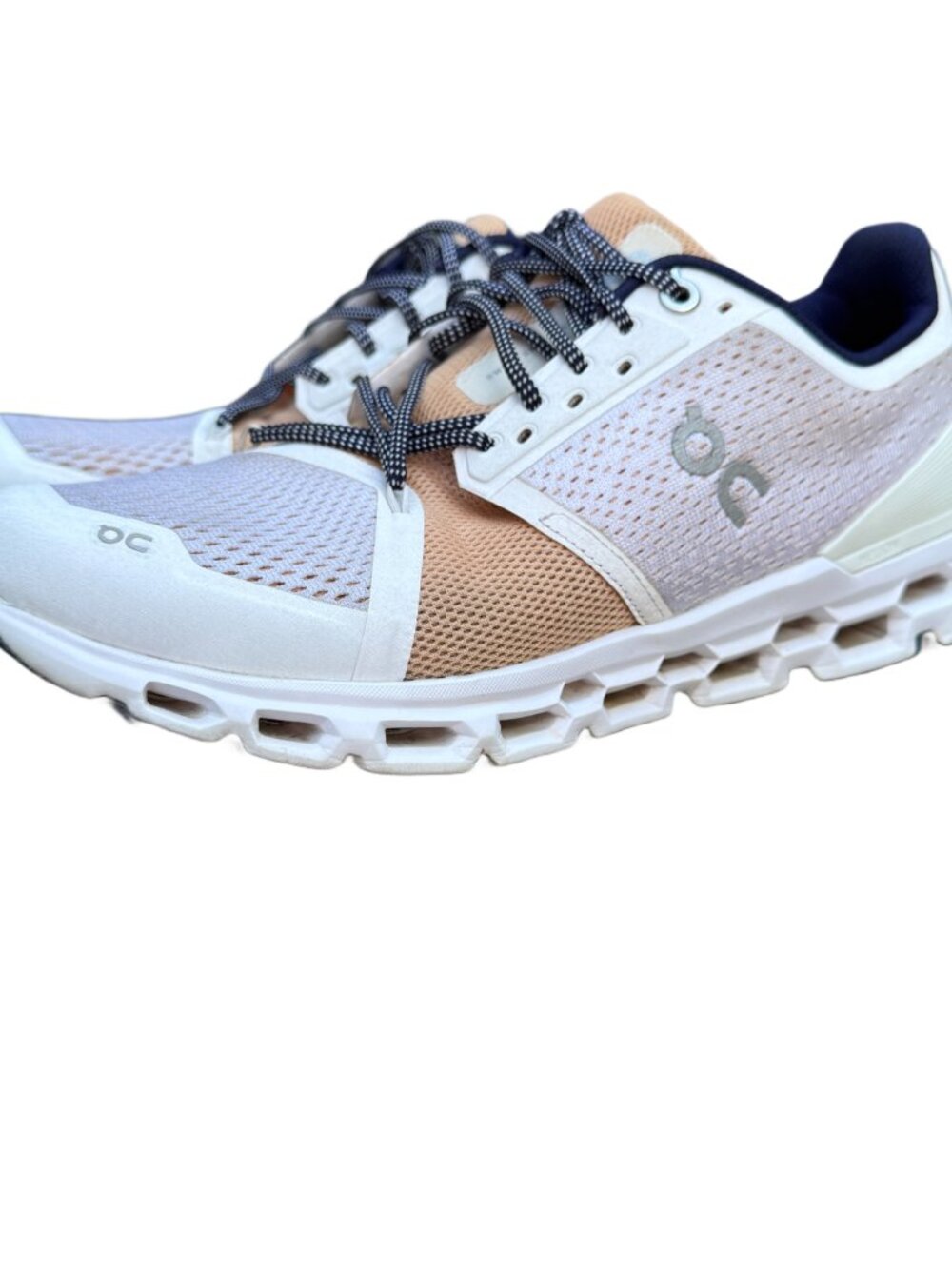 ON Cloud Cloudstratus Running Shoes Womens Sz 8.5 White Almond Model 29.99771 - Picture 3 of 12